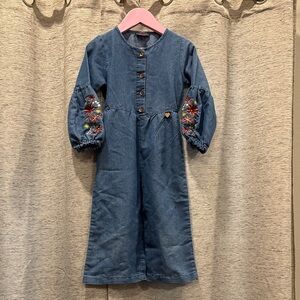 🚨2/$10🚨Toddler Vince Camuto Denim Jumpsuit